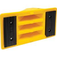 Cales de roue avec surface antid&eacute;rapante en caoutchouc, Polyur&eacute;thane, Jaune, 11-1/4" la x 21" p x 12-1/4" h Air Extreme Inc.