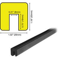 G Profile 5M Edge Protection Bumper Guard, 2' (0.6096 m) Long Air Extreme Inc.