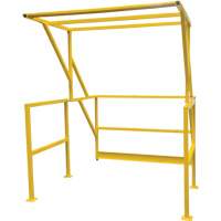 Barri&egrave;re de s&eacute;curit&eacute; pour mezzanine, 70" lo x 77" ha, 78" &eacute;lev&eacute;e, Jaune Air Extreme Inc.