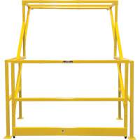 Barri&egrave;re de s&eacute;curit&eacute; pour mezzanine, 70" lo x 77" ha, 78" &eacute;lev&eacute;e, Jaune Air Extreme Inc.