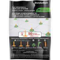 Cales d'espacement universelles Miracle Sealants Levolution Air Extreme Inc.