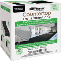Syst&egrave;me de rev&ecirc;tement au mica pour comptoir Countertop Transformations, 1,42 L, Trousse, Mica noir Air Extreme Inc.