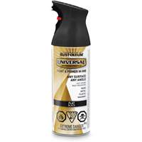 Universal&reg; Enamel Paint & Primer In One, Black, Very Flat, Aerosol Can Air Extreme Inc.