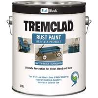 Peinture antirouille &agrave; base d'eau Tremclad, 3,78 L, Gallon, Noir Air Extreme Inc.