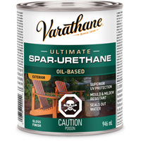 Rev&ecirc;tement &agrave; fini diamant pour bois Varathane, 946 ml, Transparent, Brillant Air Extreme Inc.