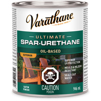 Rev&ecirc;tement &agrave; fini diamant pour bois Varathane, 946 ml, Transparent, Satin Air Extreme Inc.