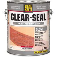 Produit d&eacute;tanch&eacute;it&eacute; protecteur Seal-Krete, 3,78 L, &agrave; l'eau, Brillant, Transparent Air Extreme Inc.