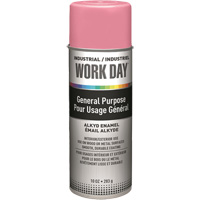 Industrial Work Day Paint, Pink, Gloss, 10 oz., Aerosol Can Air Extreme Inc.