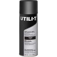 Peinture-&eacute;mail en a&eacute;rosol polyvalent UTILI-T, Noir, Brillant, 10 oz/283 g, Canette a&eacute;rosol Air Extreme Inc.
