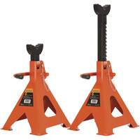 856A Jack Stands, Locking Handle/Ratchet, 6 Ton(s) Capacity, 15-1/2" - 24" H Air Extreme Inc.