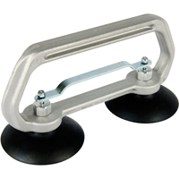 Vacuum Cups - Heavy-Duty Double Cup, 50 lbs. Capacity, 4", Pull-bar, 10" Handle Length Air Extreme Inc.
