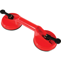 Manually Operated Hand Vacuum Cups - Double Handcup, 66 lbs. Capacity, 4-5/8", Lever, 13" Handle Length Air Extreme Inc.