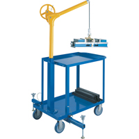 Tall Industrial Lifting Device with Mobile Cart, 500 lbs. (0.25 tons) Capacity Air Extreme Inc.