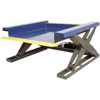 Hydraulic Floor-Height Scissor Lift Tables, Steel, 2000 lbs. Capacity Air Extreme Inc.