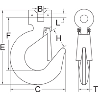 Clevis Slip Hook with Latch - Grade 70 Air Extreme Inc.