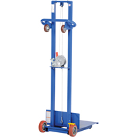 Empileur &agrave; plateforme, M&eacute;canisme Treuil manuel, Capacit&eacute; de 400 lb, Levage max de 58" Air Extreme Inc.