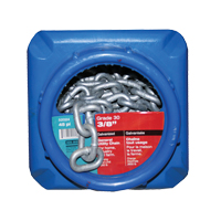 Chaînes galvanis&eacute;es par immersion &agrave; chaud, Acier au carbone, 3/8" x 45' (13,7 m) l, Calibre 30, Charge d'utilisation 2650 lb (1,325 tonne) Air Extreme Inc.