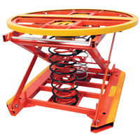 Spring Operated Pallet Positioner and Leveler, 43-1/2" L x 43-1/2" W, 4500 lbs. Cap. Air Extreme Inc.