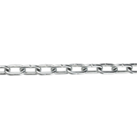 Straight Link Chain, Low Carbon Steel, 1/8" x 350' (106.7 m) L, Grade 30, 400 lbs. (0.2 tons) Load Capacity Air Extreme Inc.