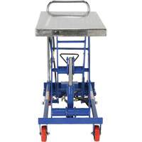 Pneumatic Hydraulic Scissor Lift Table, Steel, 32-1/2" L x 19-3/4" W, 1000 lbs. Cap. Air Extreme Inc.