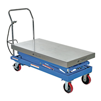 Pneumatic Hydraulic Scissor Lift Table, Steel, 47-1/4" L x 24" W, 1500 lbs. Cap. Air Extreme Inc.