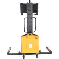 Narrow Mast Powered Lift Stacker, Electric Operated, 1500 lbs. Capacity, 63" Max Lift Air Extreme Inc.