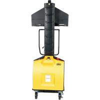 Narrow Mast Powered Lift Stacker, Electric Operated, 1500 lbs. Capacity, 63" Max Lift Air Extreme Inc.