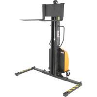 Narrow Mast Powered Lift Stacker, Electric Operated, 1000 lbs. Capacity, 63" Max Lift Air Extreme Inc.