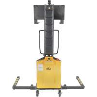 Narrow Mast Powered Lift Stacker, Electric Operated, 1000 lbs. Capacity, 63" Max Lift Air Extreme Inc.