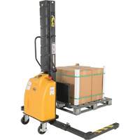 Narrow Mast Powered Lift Stacker, Electric Operated, 1000 lbs. Capacity, 63" Max Lift Air Extreme Inc.