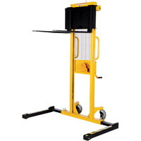 Manual Stacker, Hand Winch Operated, 770 lbs. Capacity, 60" Max Lift Air Extreme Inc.