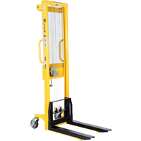 Manual Stacker, Hand Winch Operated, 770 lbs. Capacity, 60" Max Lift Air Extreme Inc.