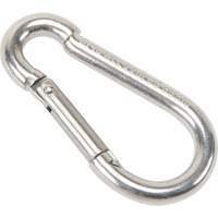 Mousqueton en acier inoxydable, 220 lb (0,11 tonne) Charge d'utilisation max., 3/16" Taille, 5/16" Oeil Air Extreme Inc.