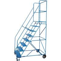 CSA-Certified Rolling Step Ladder with Locking Step, 8 Steps, 30" Step Width, 72" Platform Height, Steel Air Extreme Inc.