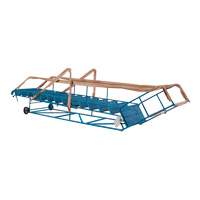 Escabeau roulant certifi&eacute; CSA avec marche verrouillable, 14 marches, Largeur de la marche 30", Hauteur de la plateforme 128", Acier Air Extreme Inc.