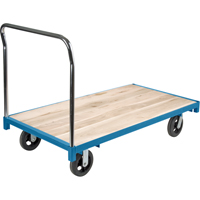 Chariot &agrave; plateforme robuste, 60" lo x 30" la, Capacit&eacute; de 2000 lb, Roues en Caoutchouc Air Extreme Inc.
