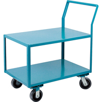 Heavy-Duty Low Profile Shop Carts, 2 Tiers, 18" W x 30" D x 41" H, 2400 lbs. Cap. Air Extreme Inc.