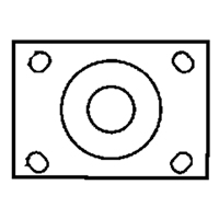 Roulette &agrave; freinage complet, Pivotant avec frein, 6" (152,4 mm), Caoutchouc, 450 lb (204 kg) Air Extreme Inc.