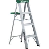 Commercial Duty Stepladders (2400 Series), 4', Aluminum, 225 lbs. Capacity, Type 2 Air Extreme Inc.