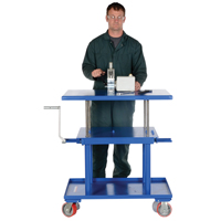 Hydraulic Lift Table, 24" L x 36" W, Steel, 2000 lbs. Capacity Air Extreme Inc.