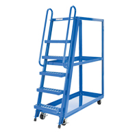 Stock Picking Cart, Steel, 21-7/8" W x 56-1/8" D, 3 Shelves, 1000 lbs. Capacity Air Extreme Inc.
