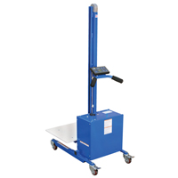Gerbeur &agrave; plateforme &agrave; &eacute;l&eacute;vation rapide, M&eacute;canisme &eacute;lectrique, Capacit&eacute; de 175 lb, Levage max de 57" Air Extreme Inc.