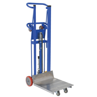 Gerbeur &agrave; plateforme hydraulique, M&eacute;canisme Pompe au pied, Capacit&eacute; de 750 lb, Levage max de 52" Air Extreme Inc.