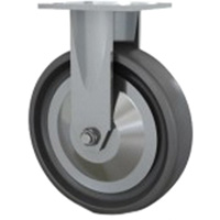Roulette robuste, Fixe, 8" (203,2 mm), Elastom&egrave;re dur, 1000 lb (453,6 kg) Air Extreme Inc.