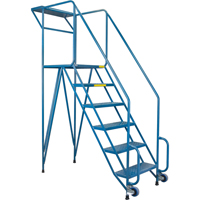 &eacute;chelles roulantes pour l'entretien et les m&eacute;caniciens, Acier, 6 Marches, Hauteur de la plateforme 57" Air Extreme Inc.