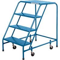 Escabeau roulant CSA, 4 marches, Largeur de la marche 22", Hauteur de la plateforme 37", Acier Air Extreme Inc.
