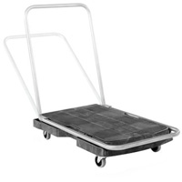Chariot &agrave; plateforme utilitaire, 30-1/2" lo x 20-1/2" la, 250 lb cap, Roues Caoutchouc Air Extreme Inc.
