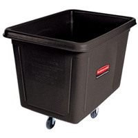 Chariot cubique, Plastique recycl&eacute; noir, 38" lo x 26" la x 28" h, Volume 8 pi³, Capacit&eacute; 300 lb Air Extreme Inc.