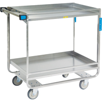 Chariots avec barres de retenue, 2 Tiers, 23" la x 37-1/4" h x 38-5/8" p, Capacit&eacute; 700 lb Air Extreme Inc.