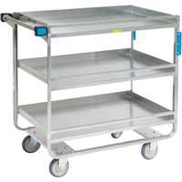 Chariots avec barres de retenue, 3 Tiers, 23" la x 37-1/4" h x 38-5/8" p, Capacit&eacute; 700 lb Air Extreme Inc.